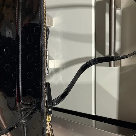 Kate Spade Shiny Black Tote Bag - Picture 6 of 8